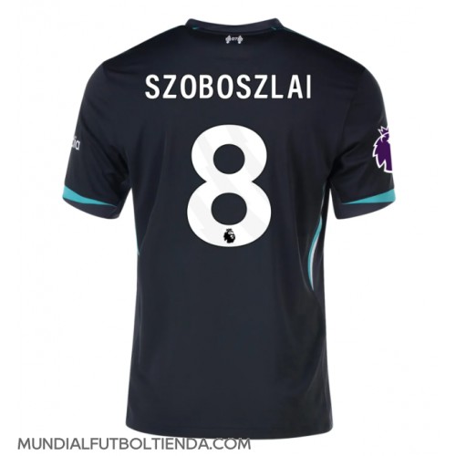 Camiseta Liverpool Dominik Szoboszlai #8 Segunda Equipación Replica 2024-25 mangas cortas